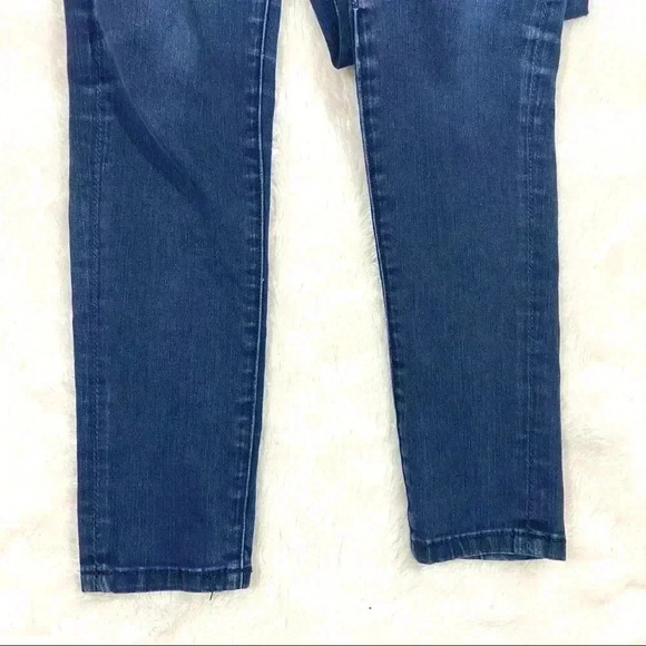 Vigoss Studio Dark Wash Lowrise Faded Stretch Skinny Jeans (Size 26/31) - Picture 10 of 14